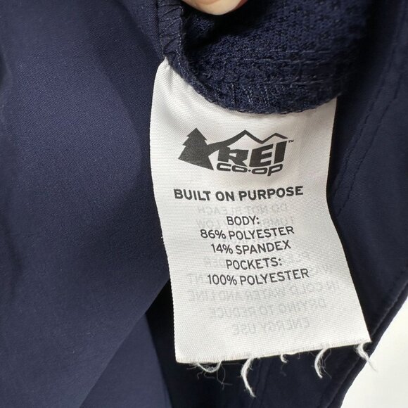 REI Co-Op XL Regular Fit Skirt Navy Blue Pull-On Drawstring Athletic Outdoor - Picture 6 of 7